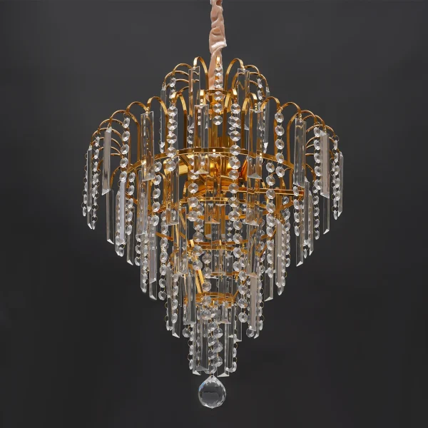 Elegant Crystal Chandelier Modern Ceiling Light Pendant Fixture Lighting Lamp - Image 4