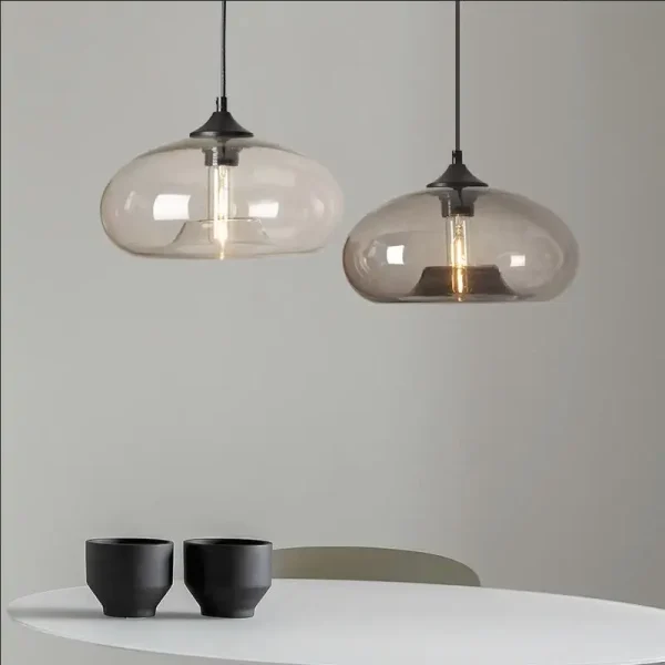 Multicolor Retro Glass Chandeliers Industrial loft Pendant Lights Living Dining Room Cafe Ceiling HangLamp Decor Light Fixtures - Image 3