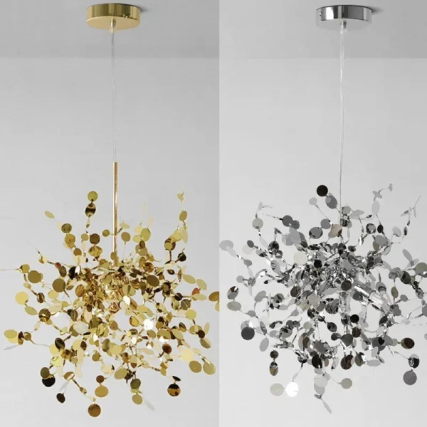 Modern Led Pendant Light Stainless Luminaire Steel Shade Dining Living Room Hotelhome Hanging Lamp Loft Indoor G9 Light Fixture - Image 5