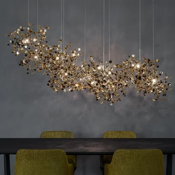 Modern Led Pendant Light Stainless Luminaire Steel Shade Dining Living Room Hotelhome Hanging Lamp Loft Indoor G9 Light Fixture - Image 2