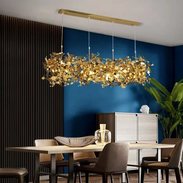 Modern Led Pendant Light Stainless Luminaire Steel Shade Dining Living Room Hotelhome Hanging Lamp Loft Indoor G9 Light Fixture - Image 4