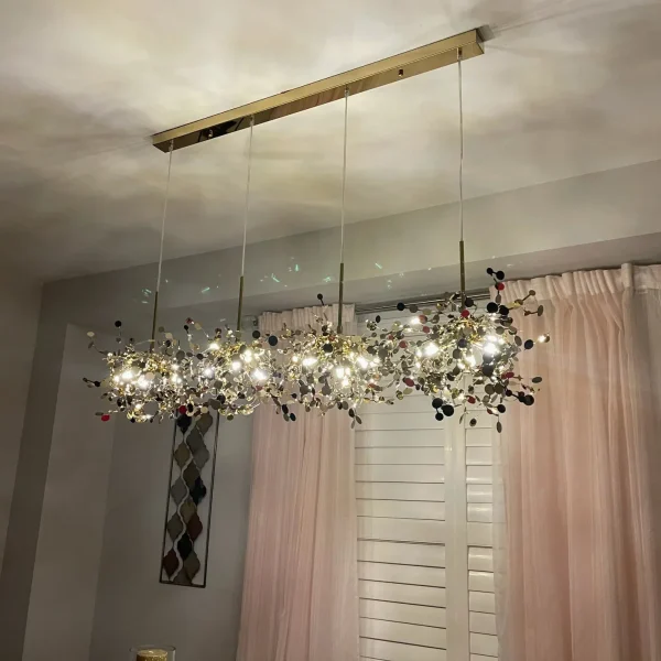 Modern Led Pendant Light Stainless Luminaire Steel Shade Dining Living Room Hotelhome Hanging Lamp Loft Indoor G9 Light Fixture - Image 6