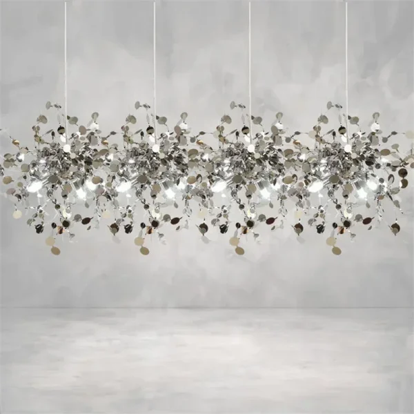 Modern Led Pendant Light Stainless Luminaire Steel Shade Dining Living Room Hotelhome Hanging Lamp Loft Indoor G9 Light Fixture - Image 3