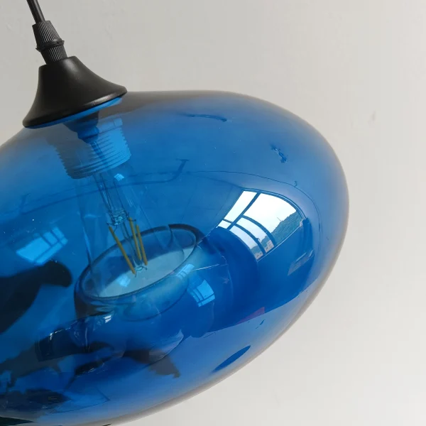 Multicolor Retro Glass Chandeliers Industrial loft Pendant Lights Living Dining Room Cafe Ceiling HangLamp Decor Light Fixtures - Image 5