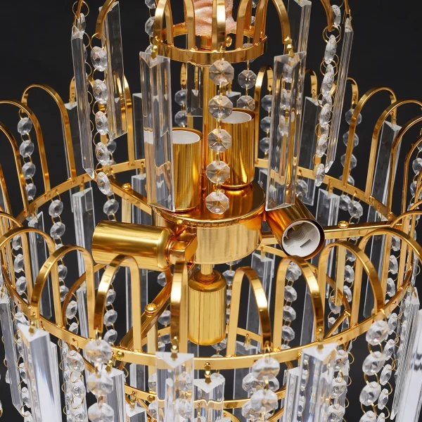 Elegant Crystal Chandelier Modern Ceiling Light Pendant Fixture Lighting Lamp - Image 6